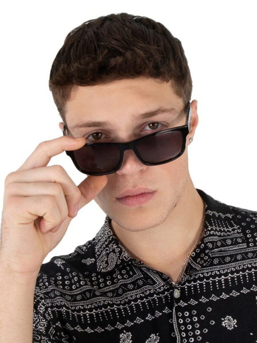 Carrera Men Sunglasses Matte Black Polarized Rectangular CARRERA 299/S 0003/M9